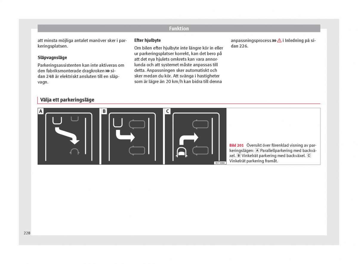 Seat Ateca instruktionsbok / page 230