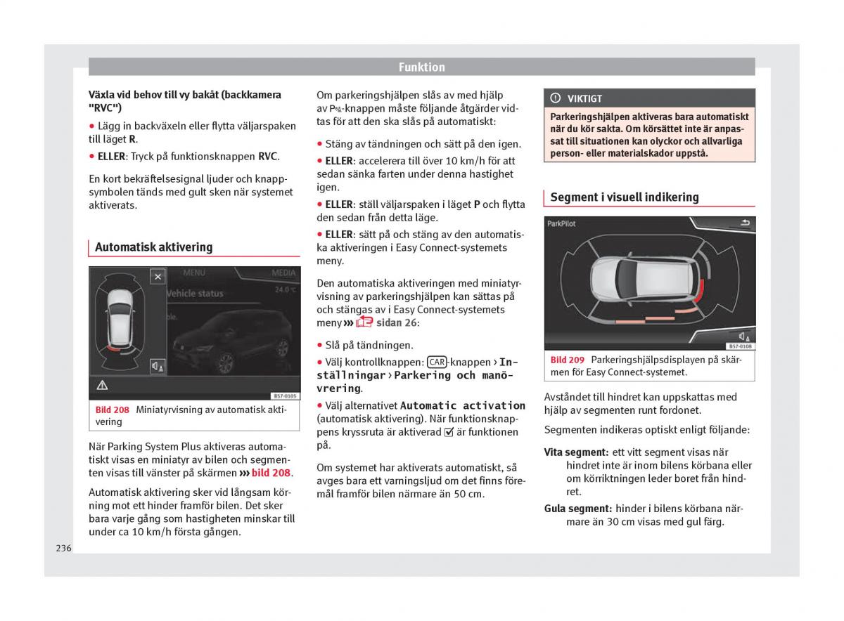 Seat Ateca instruktionsbok / page 238