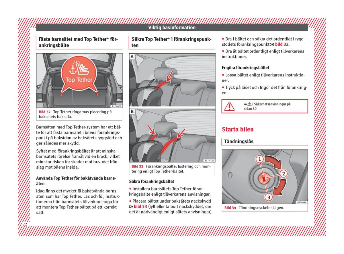 Seat Ateca instruktionsbok / page 24