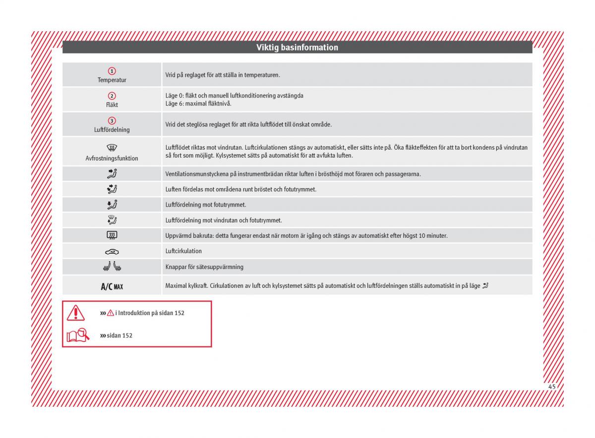 Seat Ateca instruktionsbok / page 47