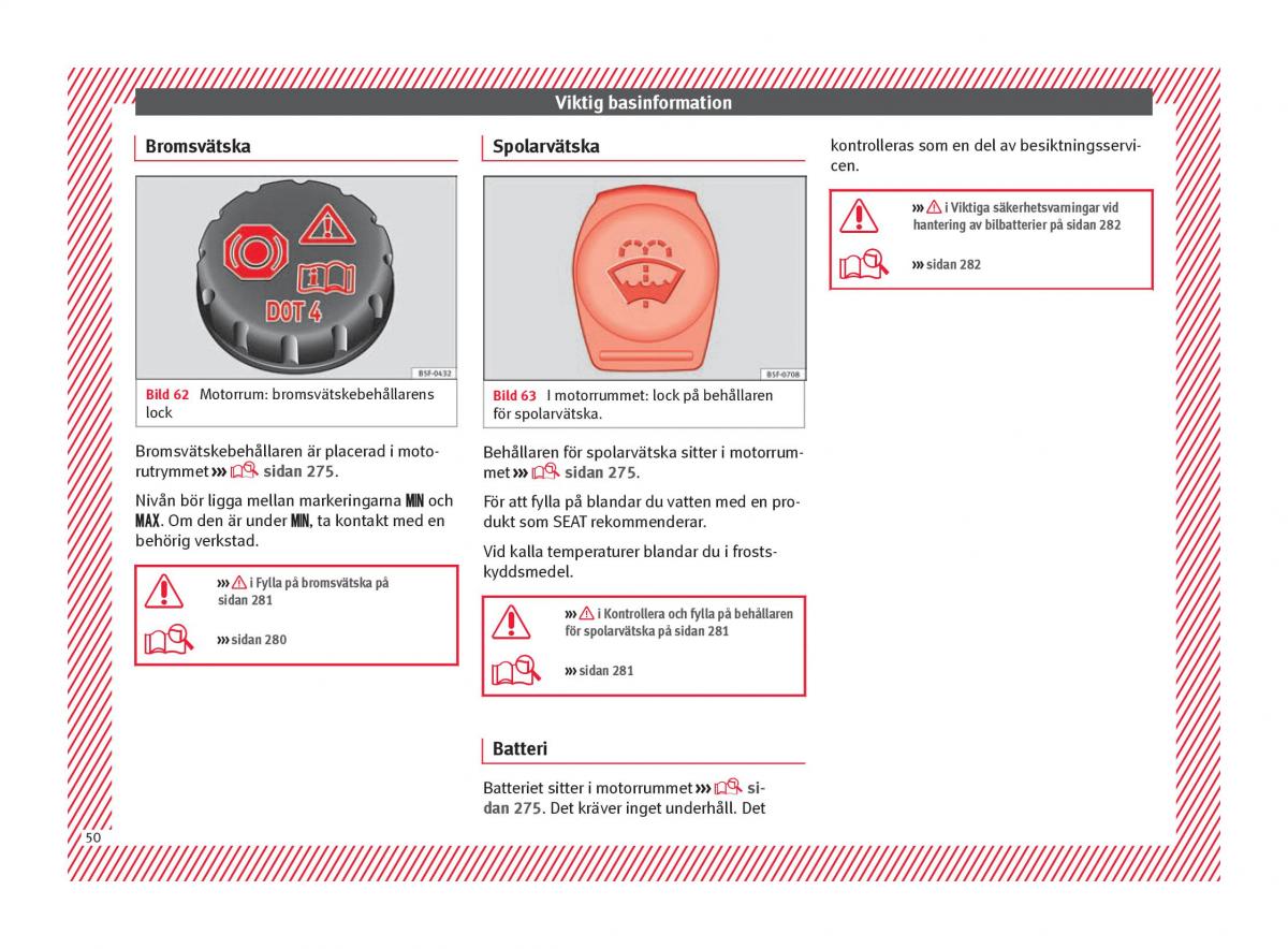 Seat Ateca instruktionsbok / page 52