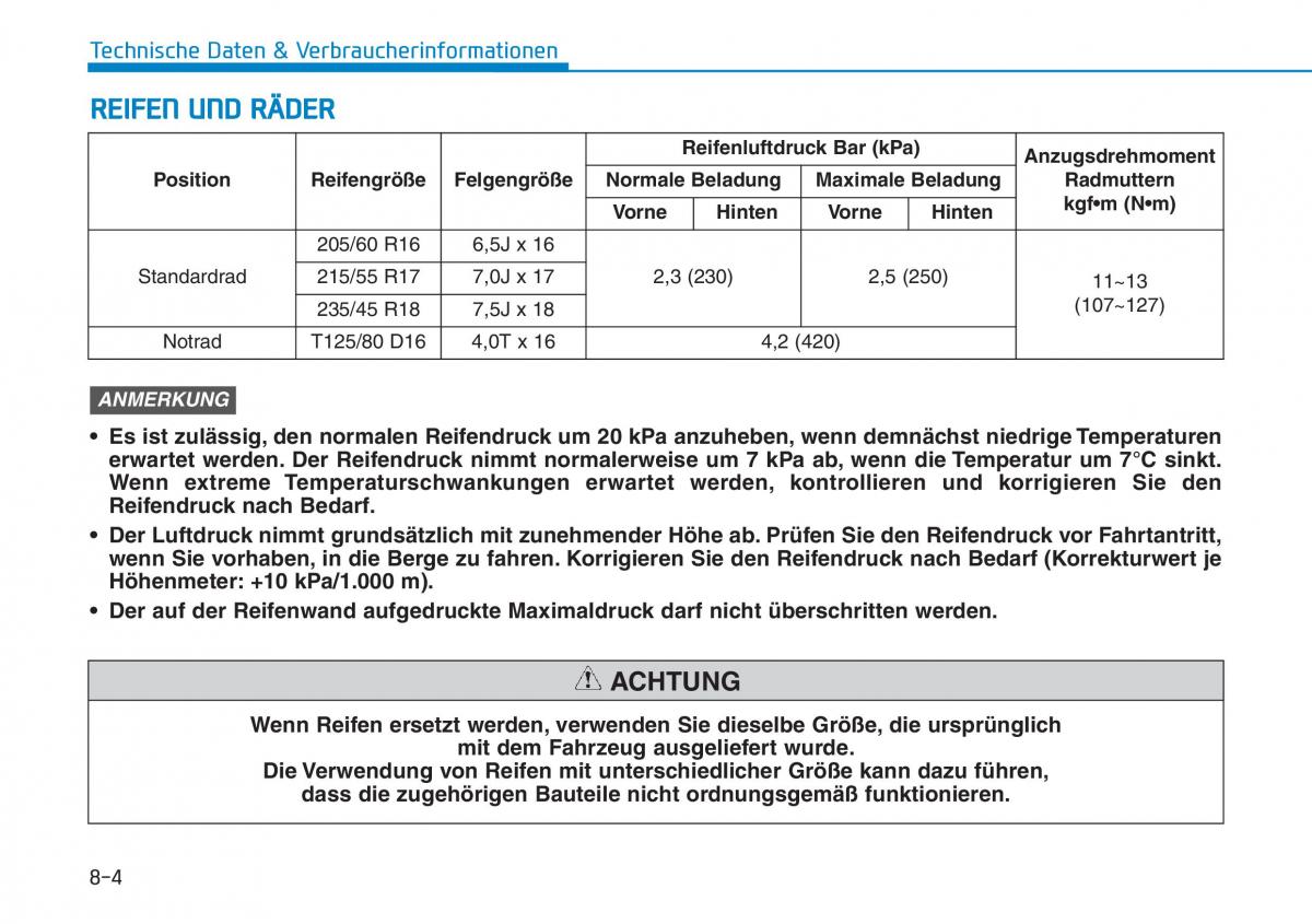 Hyundai Kona Handbuch / page 571