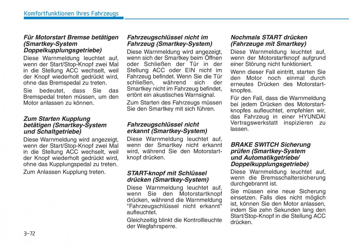 Hyundai Kona Handbuch / page 158