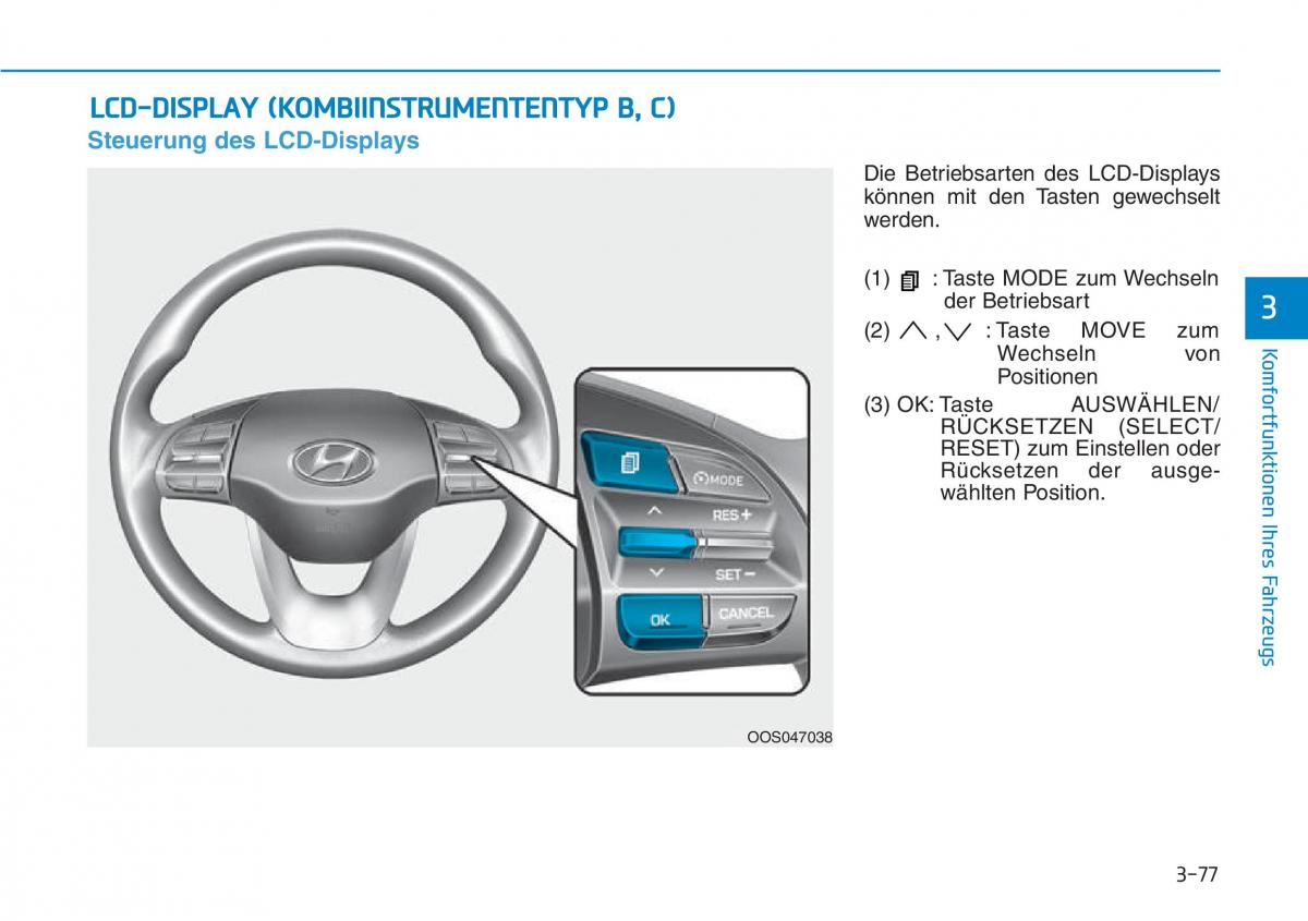 Hyundai Kona Handbuch / page 163