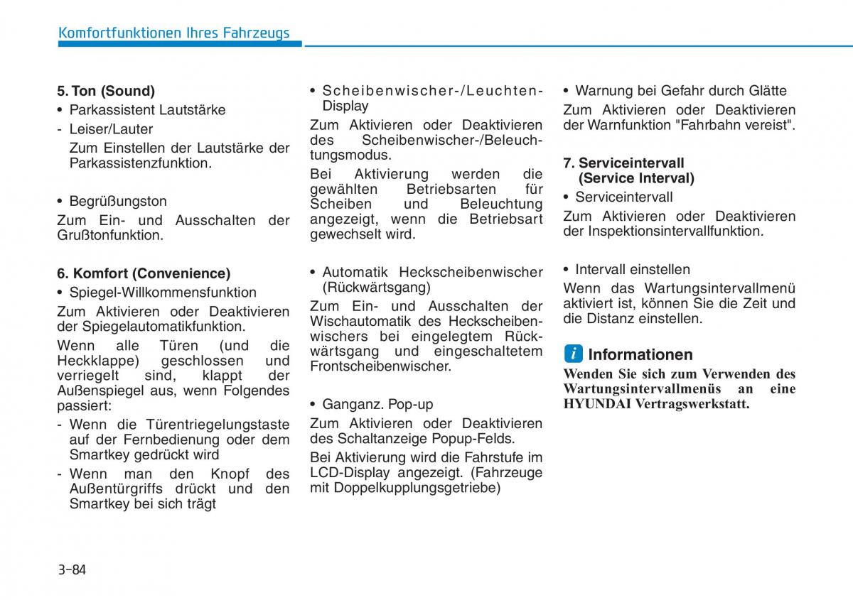 Hyundai Kona Handbuch / page 170