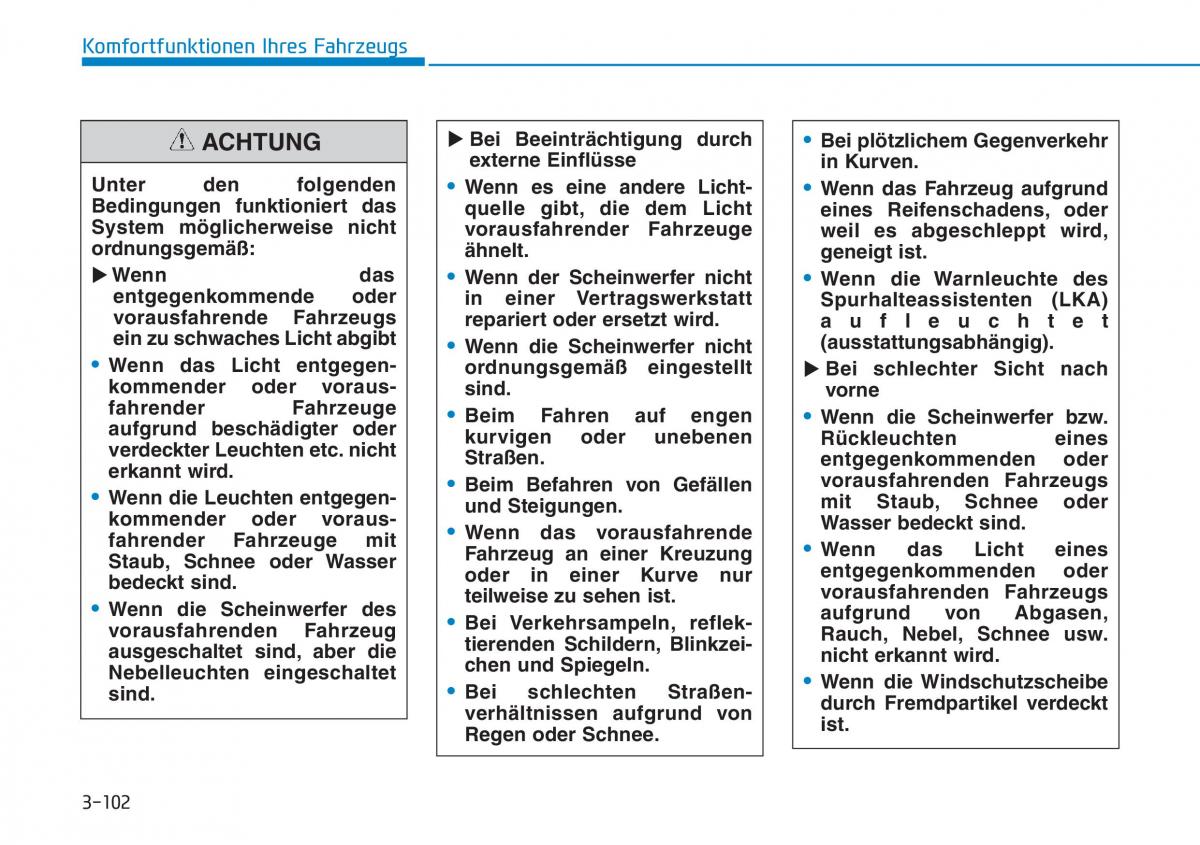 Hyundai Kona Handbuch / page 188