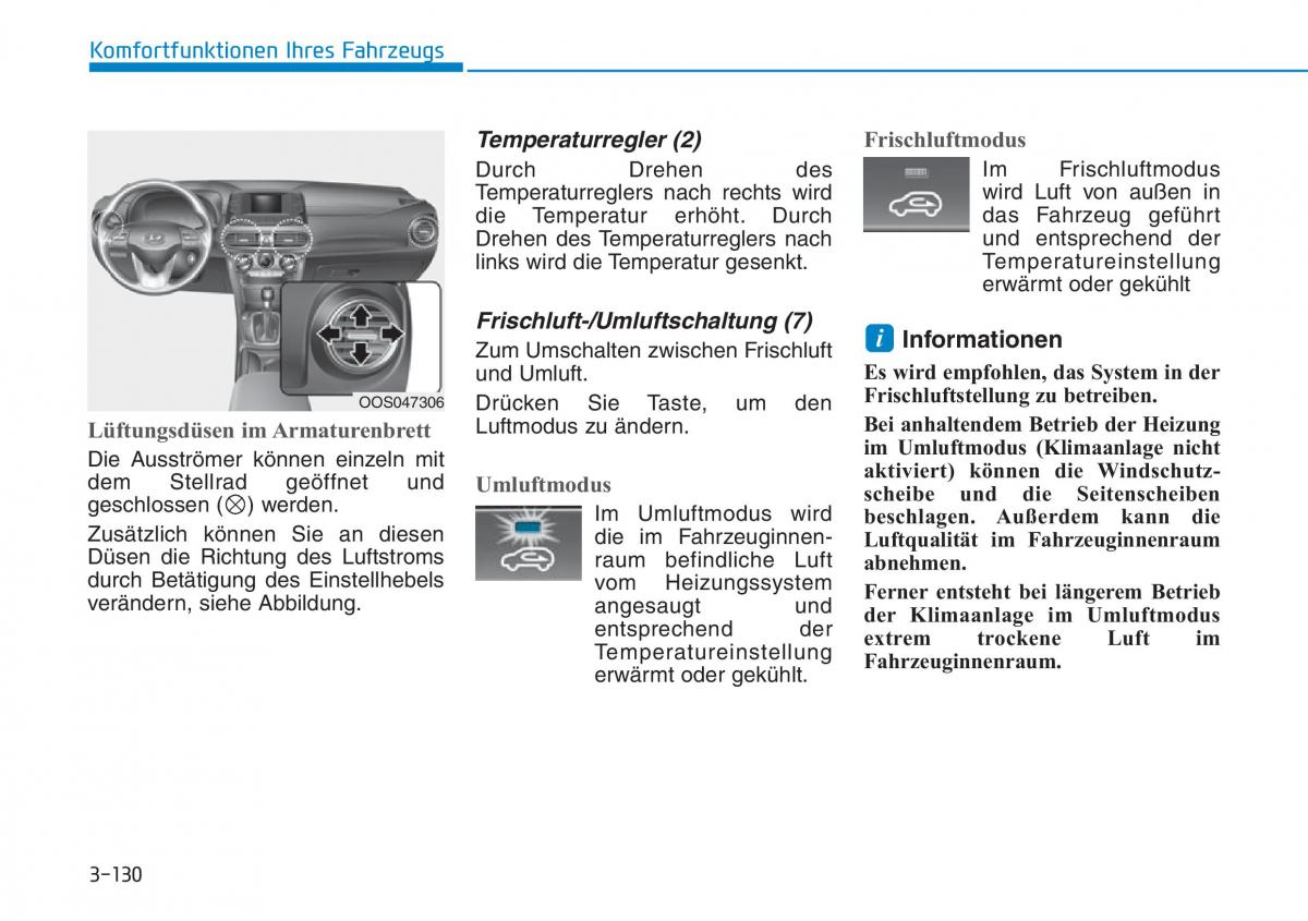 Hyundai Kona Handbuch / page 216