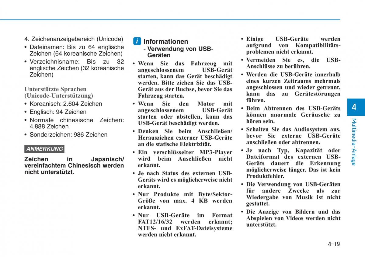 Hyundai Kona Handbuch / page 268