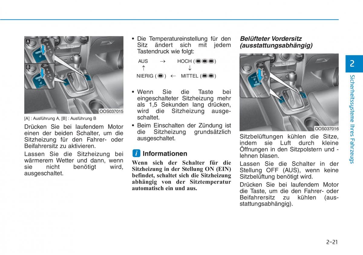 Hyundai Kona Handbuch / page 38