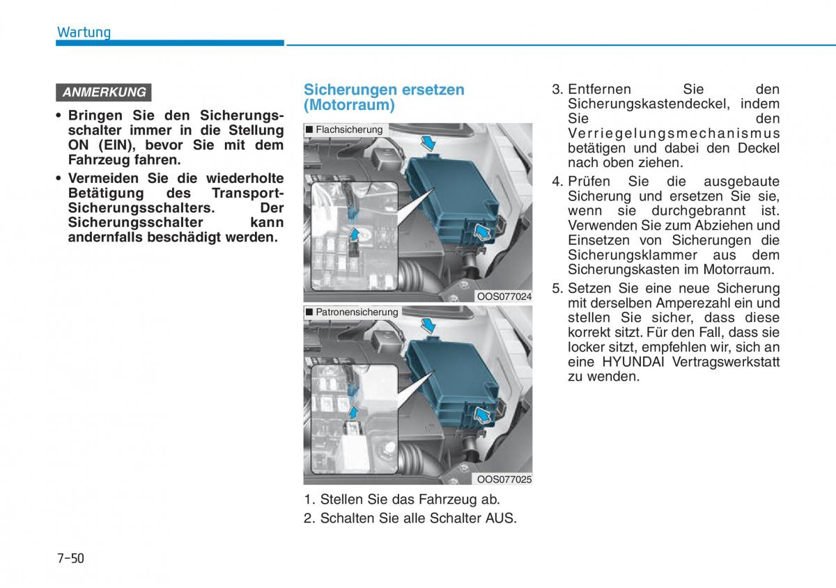 Hyundai Kona Handbuch / page 522