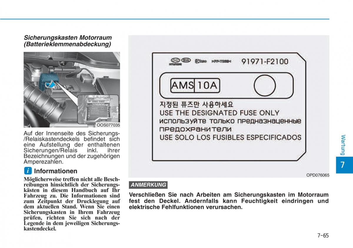 Hyundai Kona Handbuch / page 537