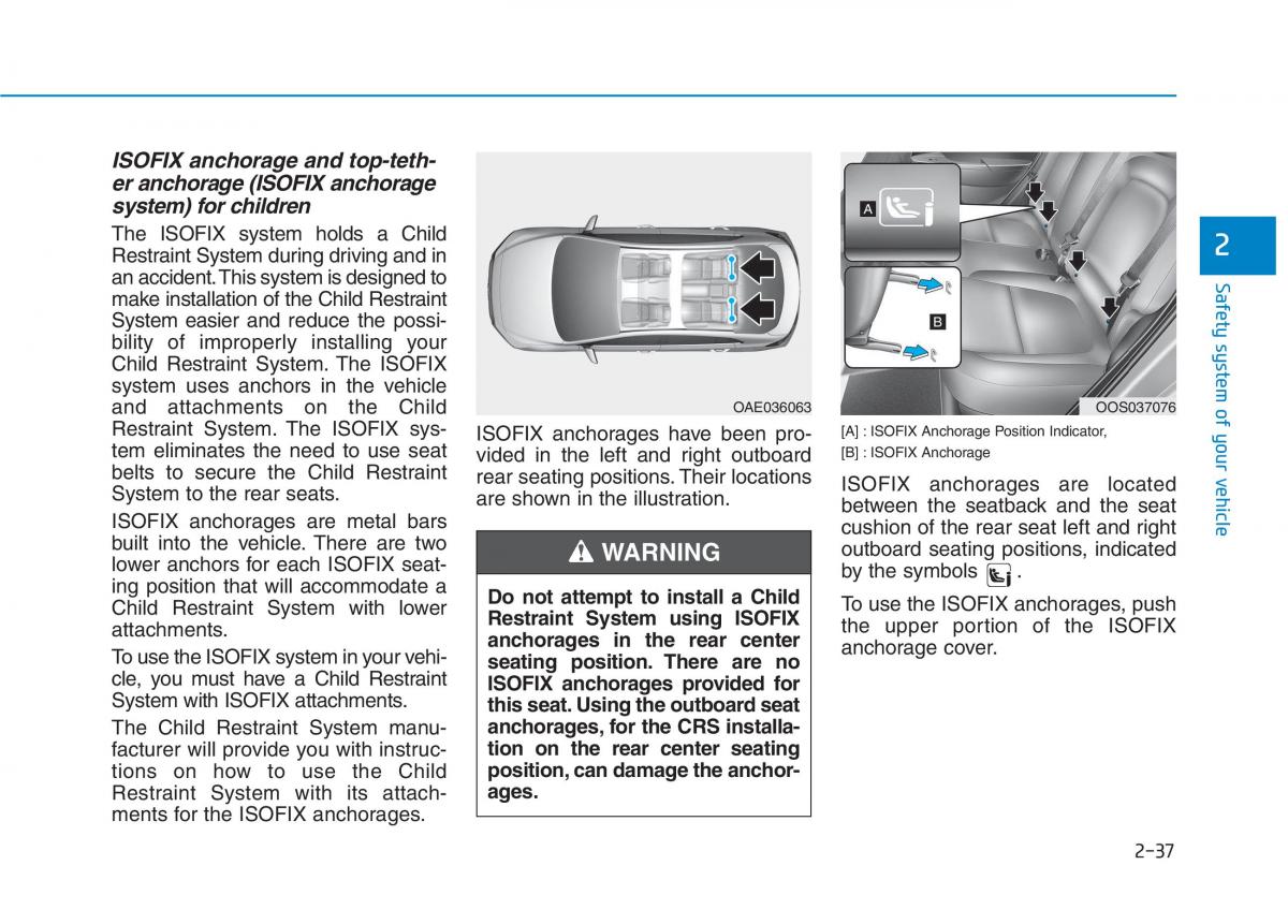 Hyundai Kona owners manual / page 56