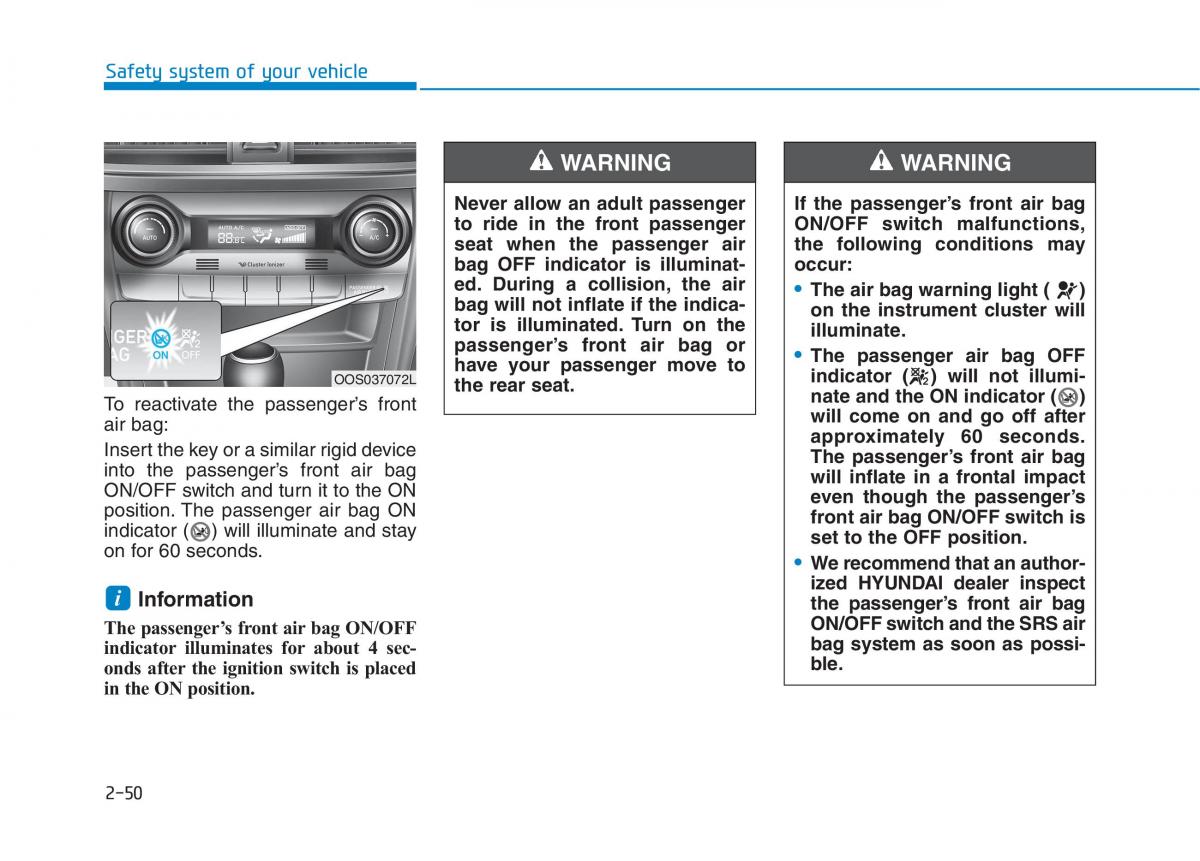 Hyundai Kona owners manual / page 69