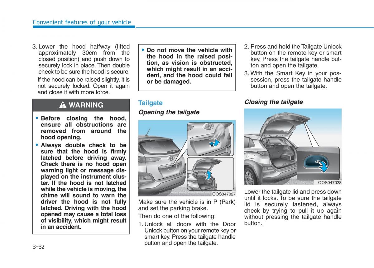 Hyundai Kona owners manual / page 115