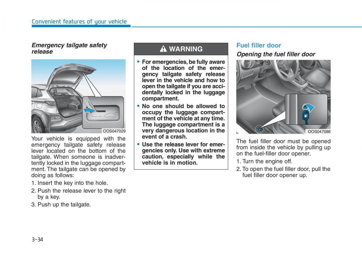 Hyundai Kona owners manual / page 117