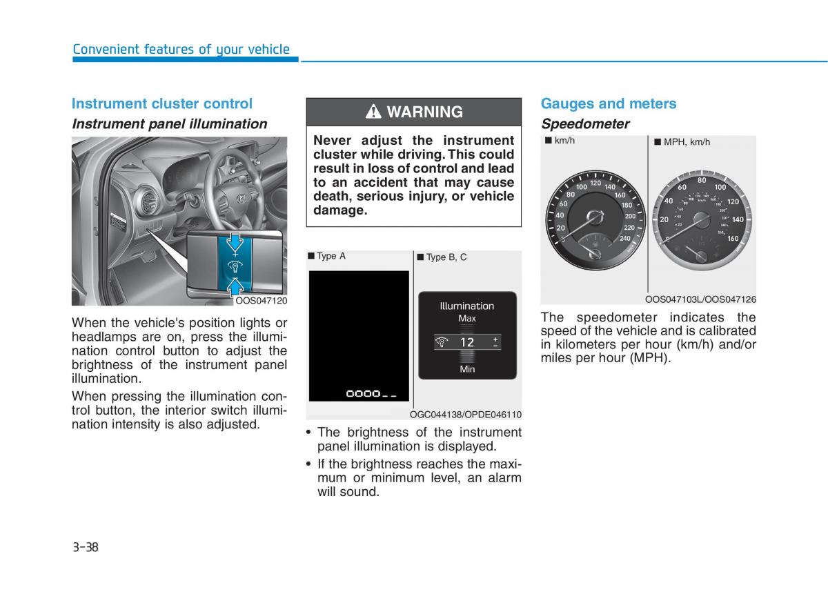 Hyundai Kona owners manual / page 121