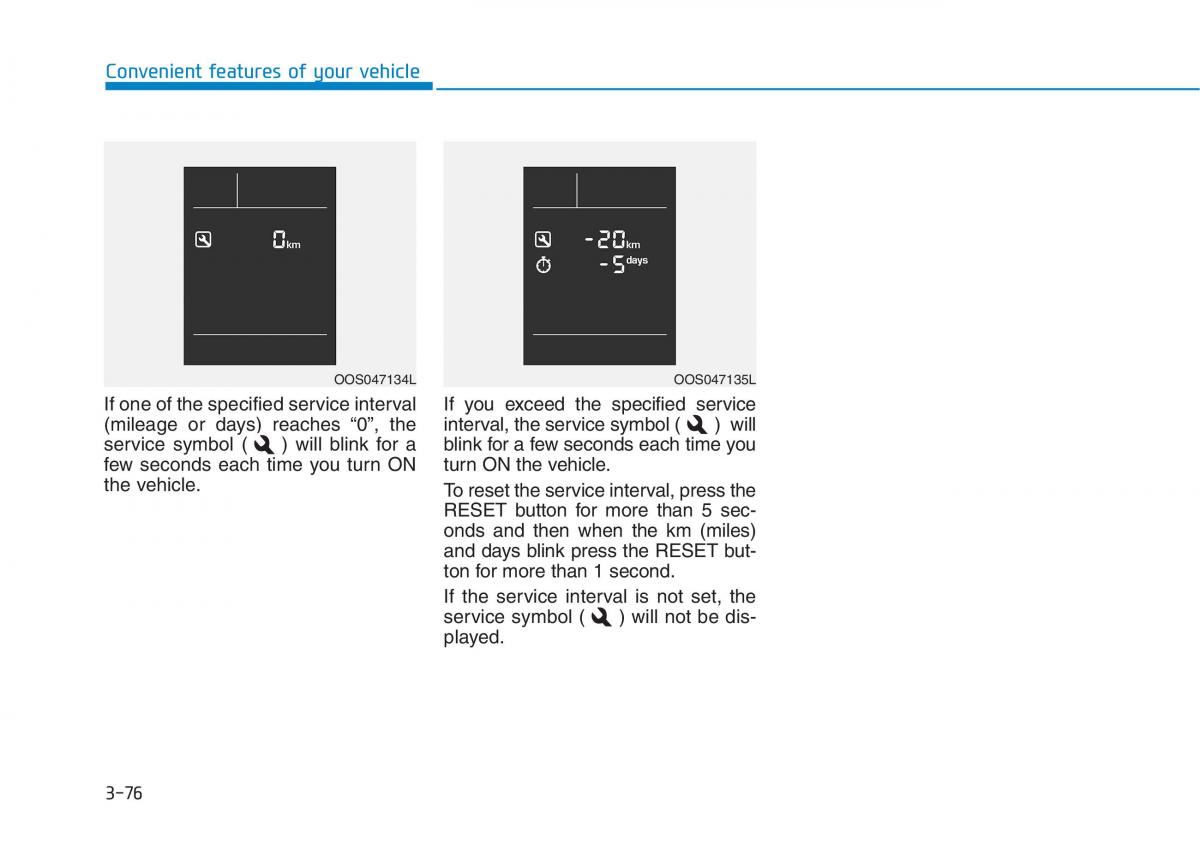 Hyundai Kona owners manual / page 159