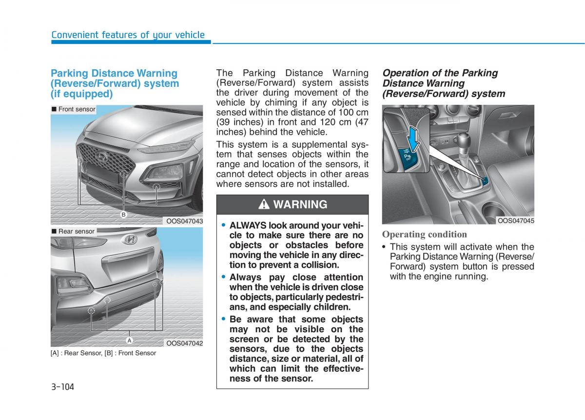 Hyundai Kona owners manual / page 187