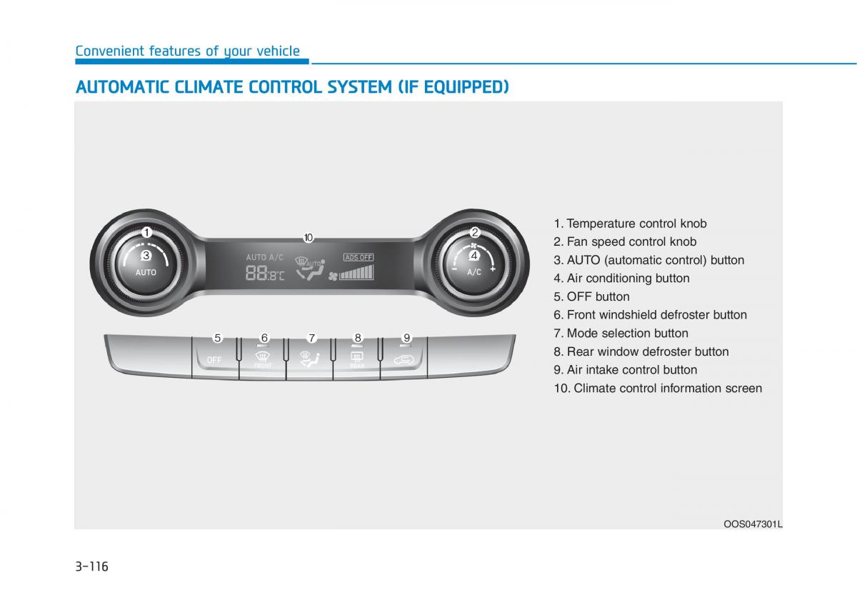 Hyundai Kona owners manual / page 199