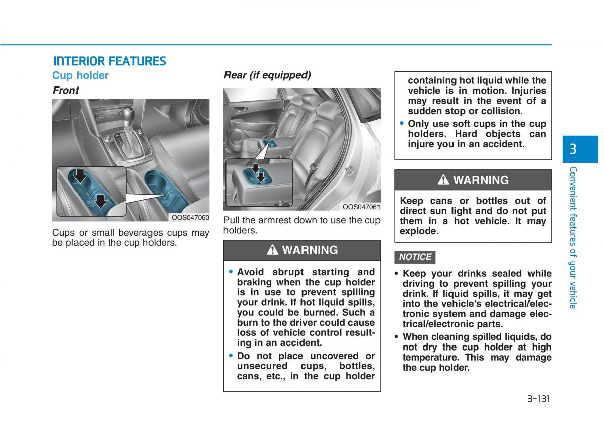 Hyundai Kona owners manual / page 214