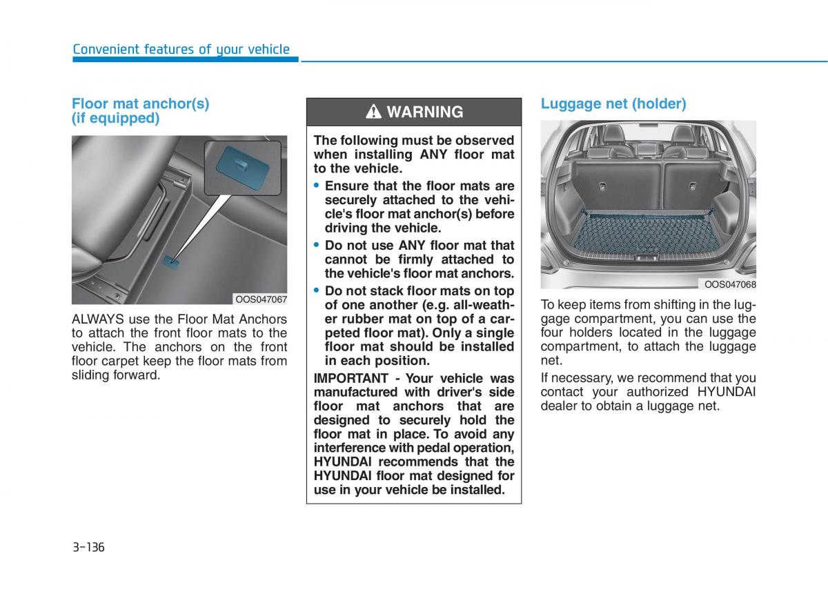 Hyundai Kona owners manual / page 219