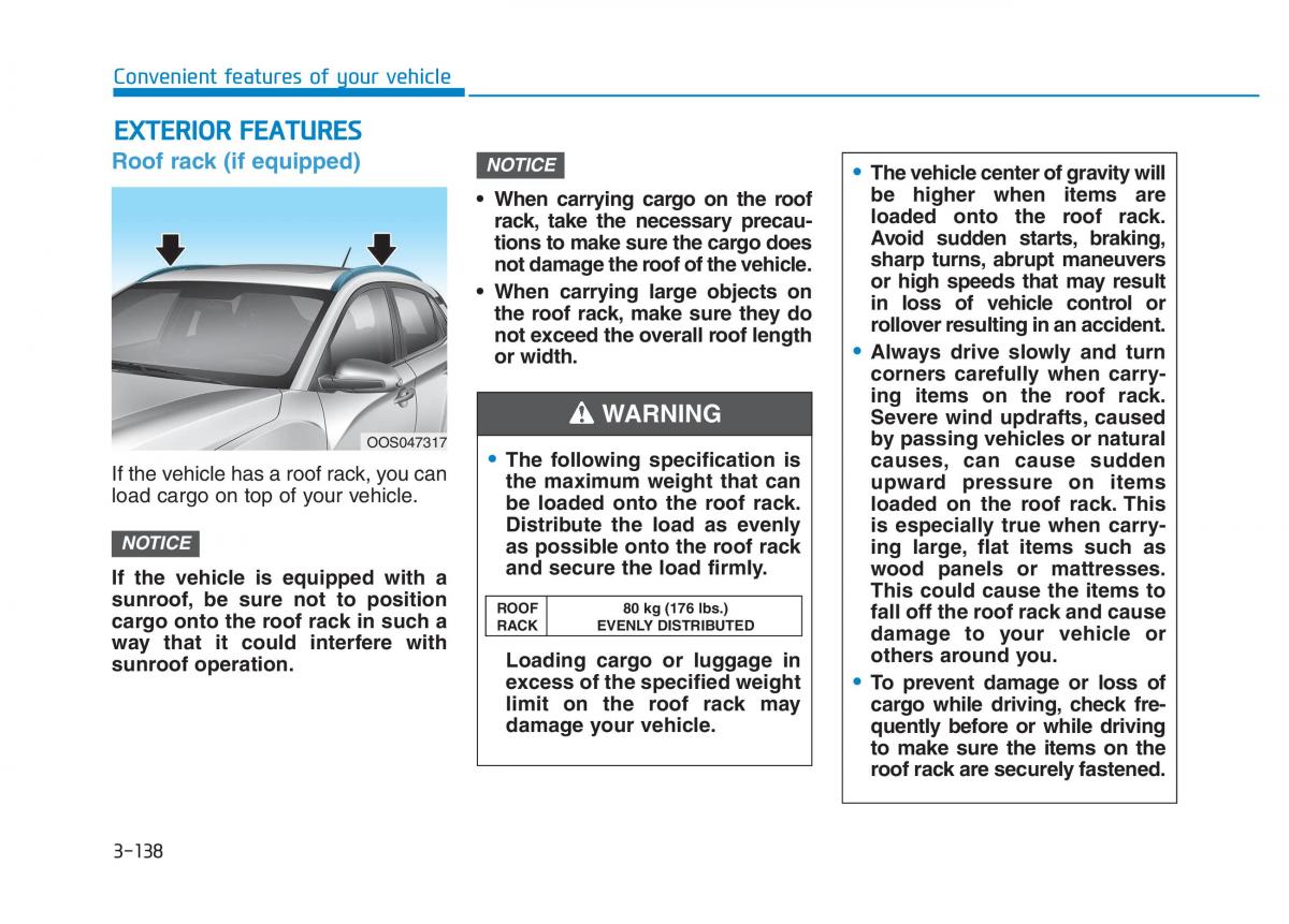 Hyundai Kona owners manual / page 221