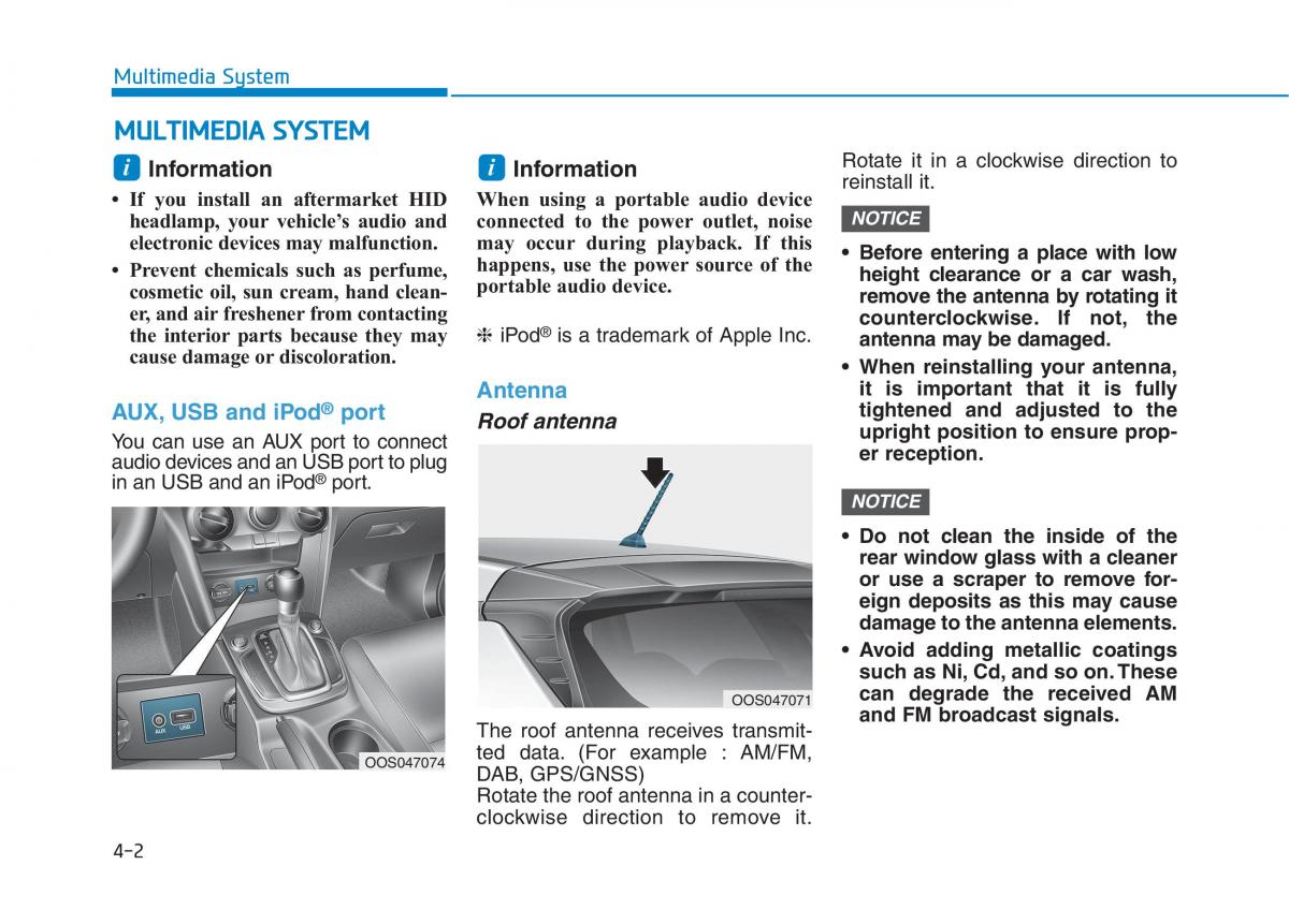 Hyundai Kona owners manual / page 223