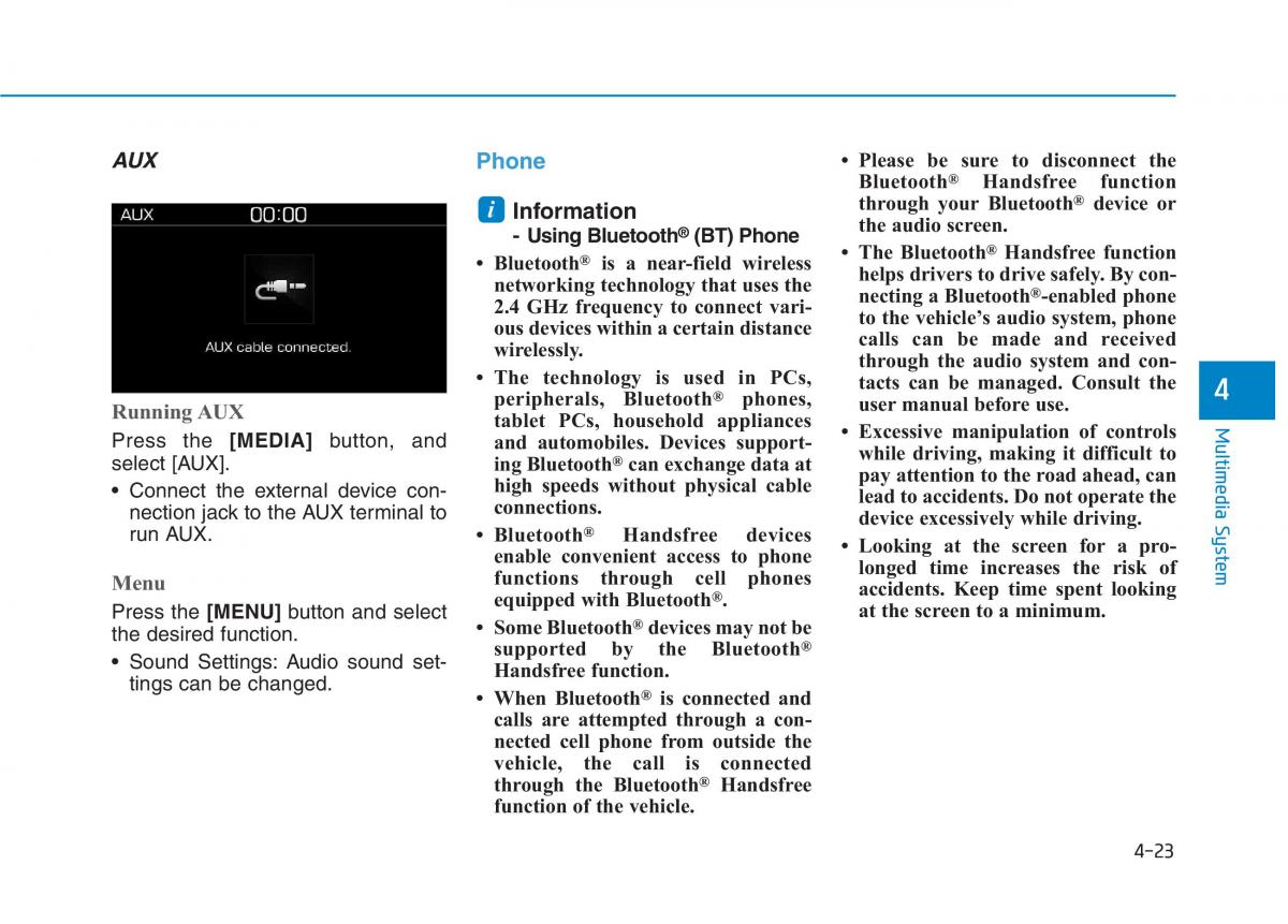 Hyundai Kona owners manual / page 244