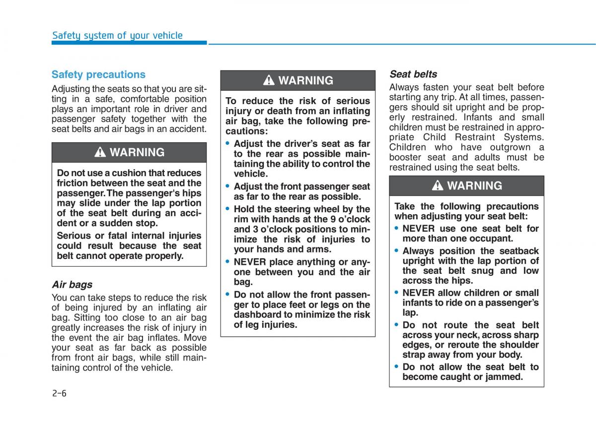 Hyundai Kona owners manual / page 25