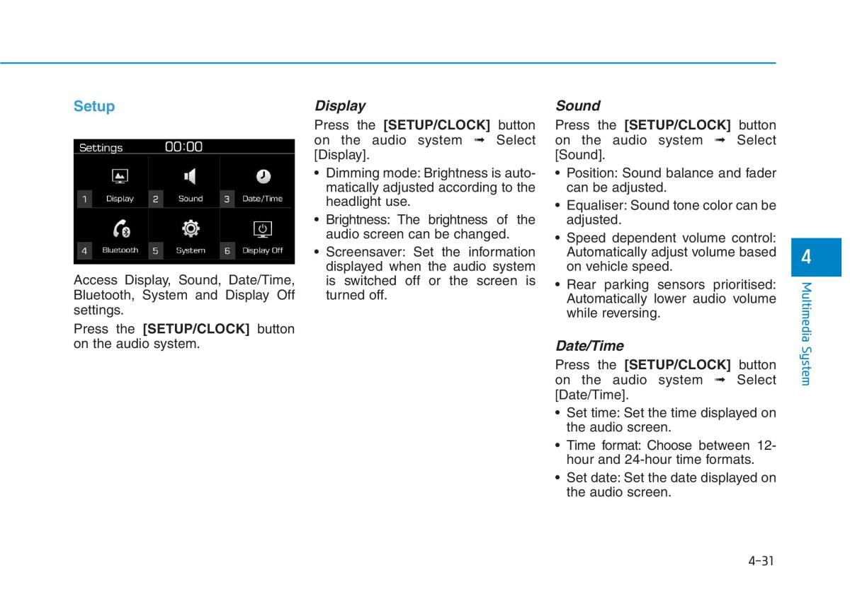 Hyundai Kona owners manual / page 252