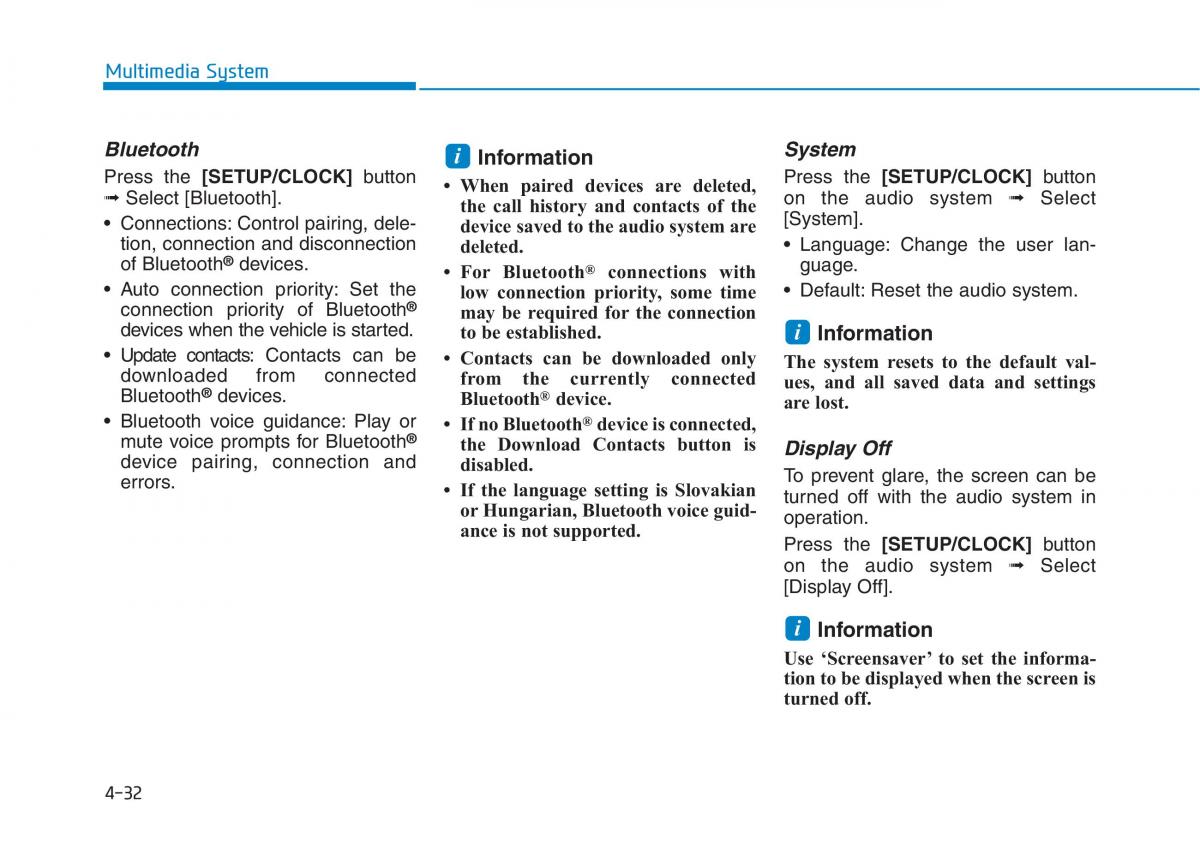 Hyundai Kona owners manual / page 253