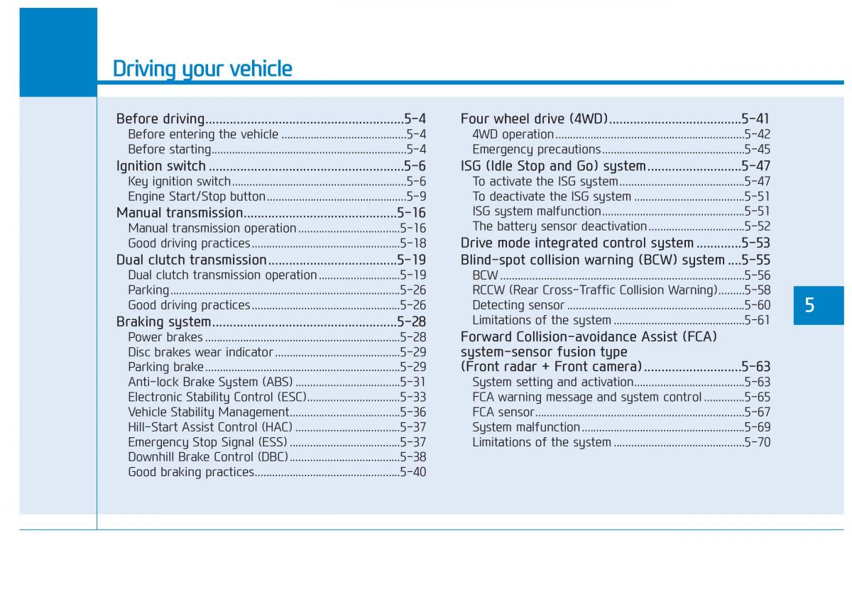 Hyundai Kona owners manual / page 255