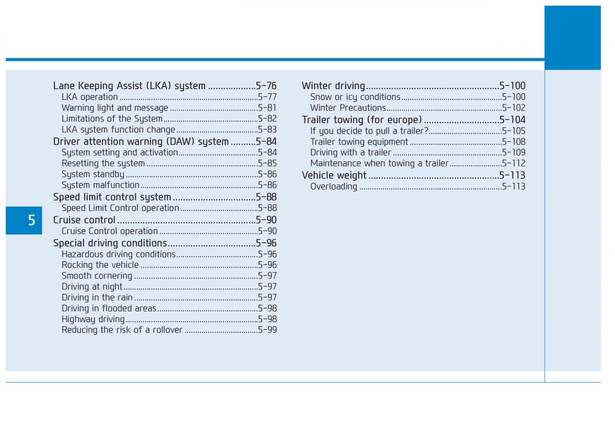 Hyundai Kona owners manual / page 256