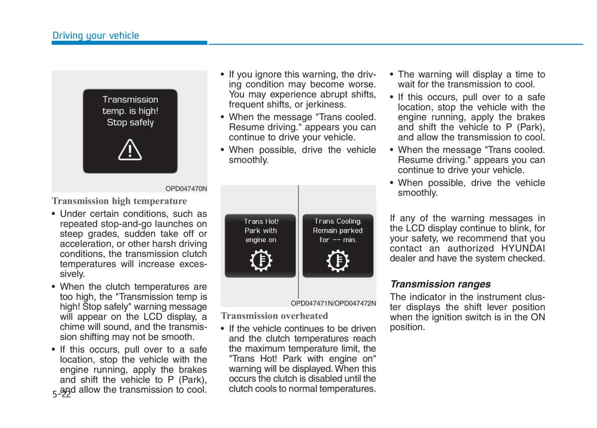 Hyundai Kona owners manual / page 276