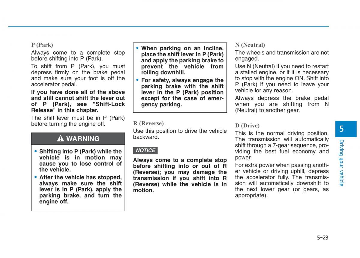 Hyundai Kona owners manual / page 277