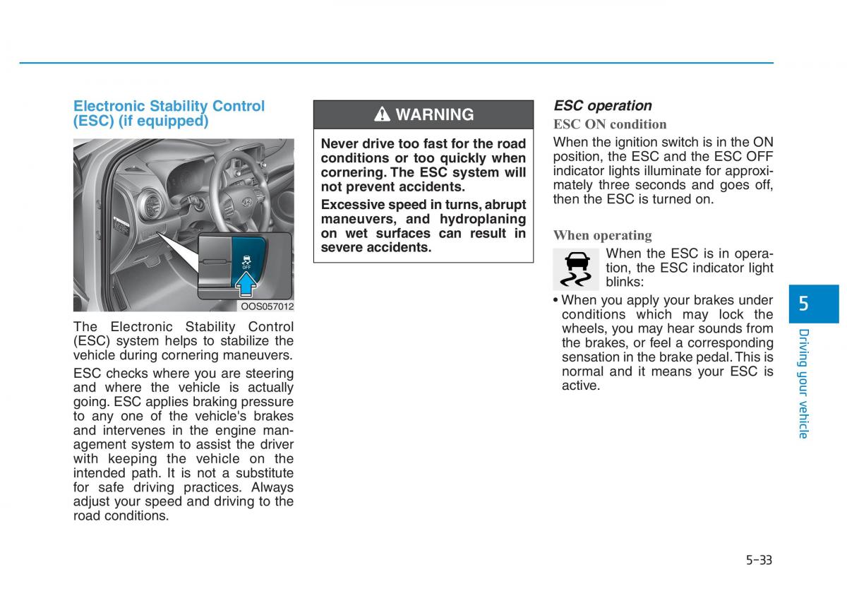 Hyundai Kona owners manual / page 287