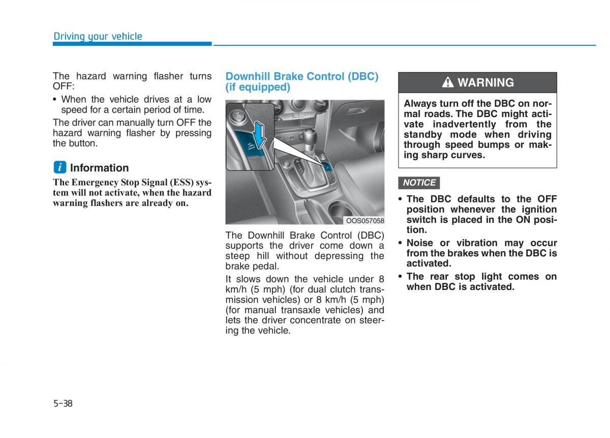 Hyundai Kona owners manual / page 292