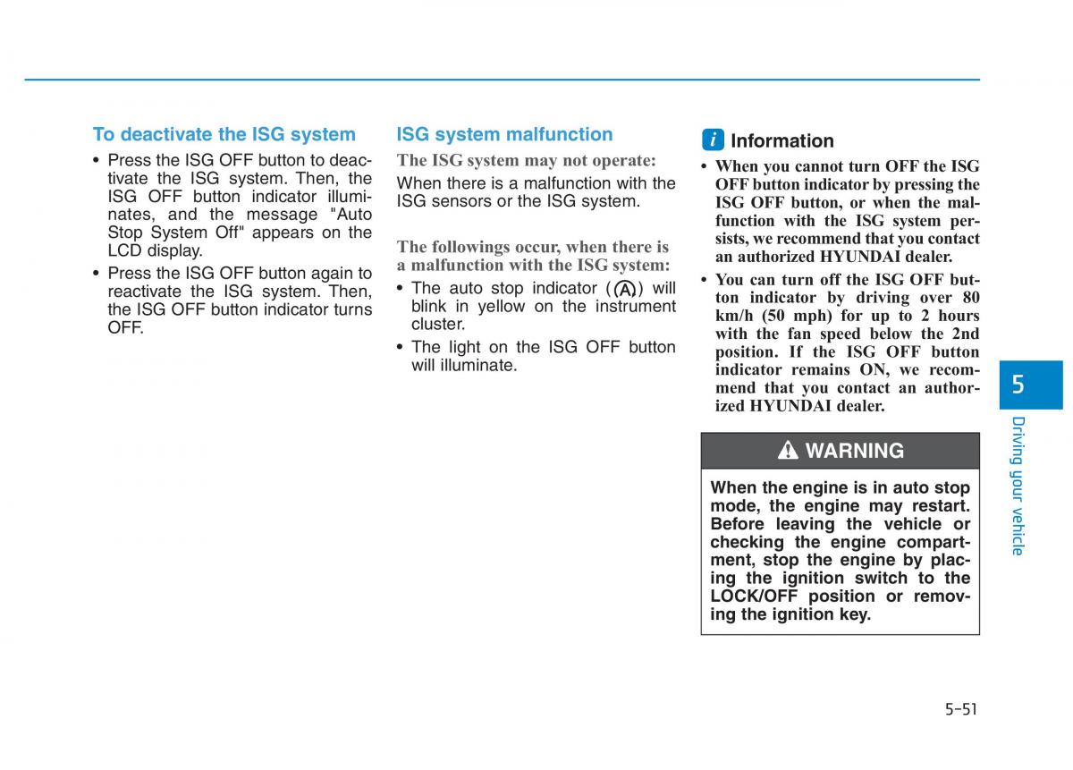 Hyundai Kona owners manual / page 305