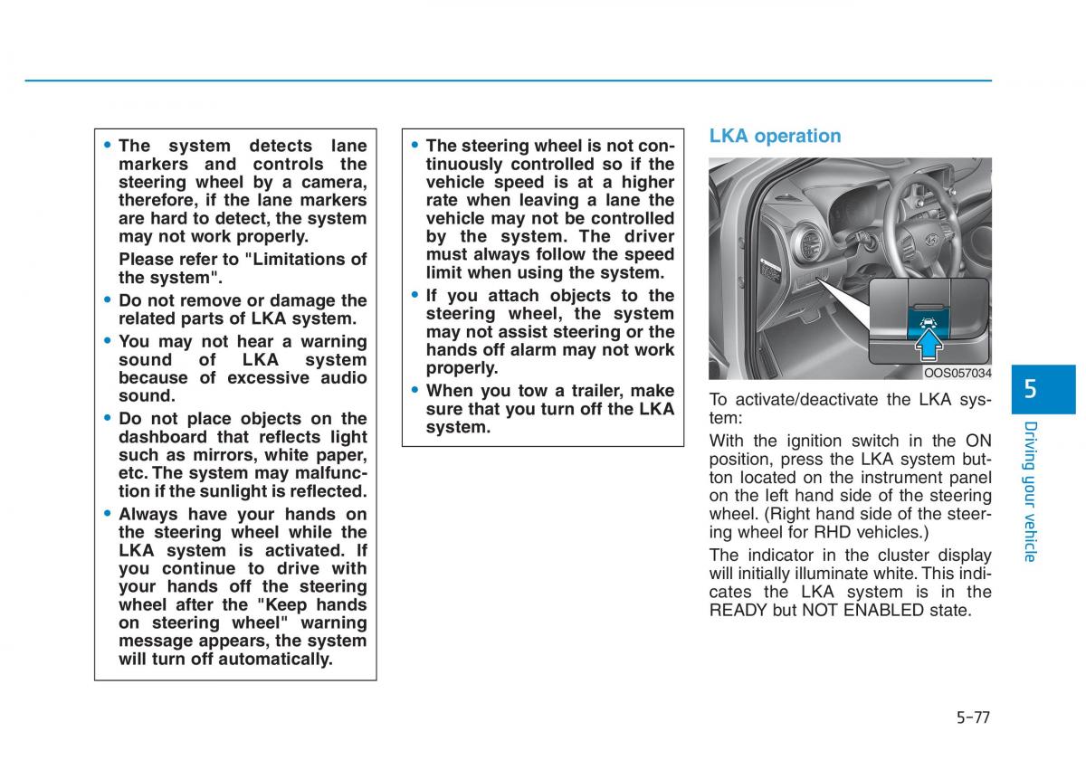 Hyundai Kona owners manual / page 331