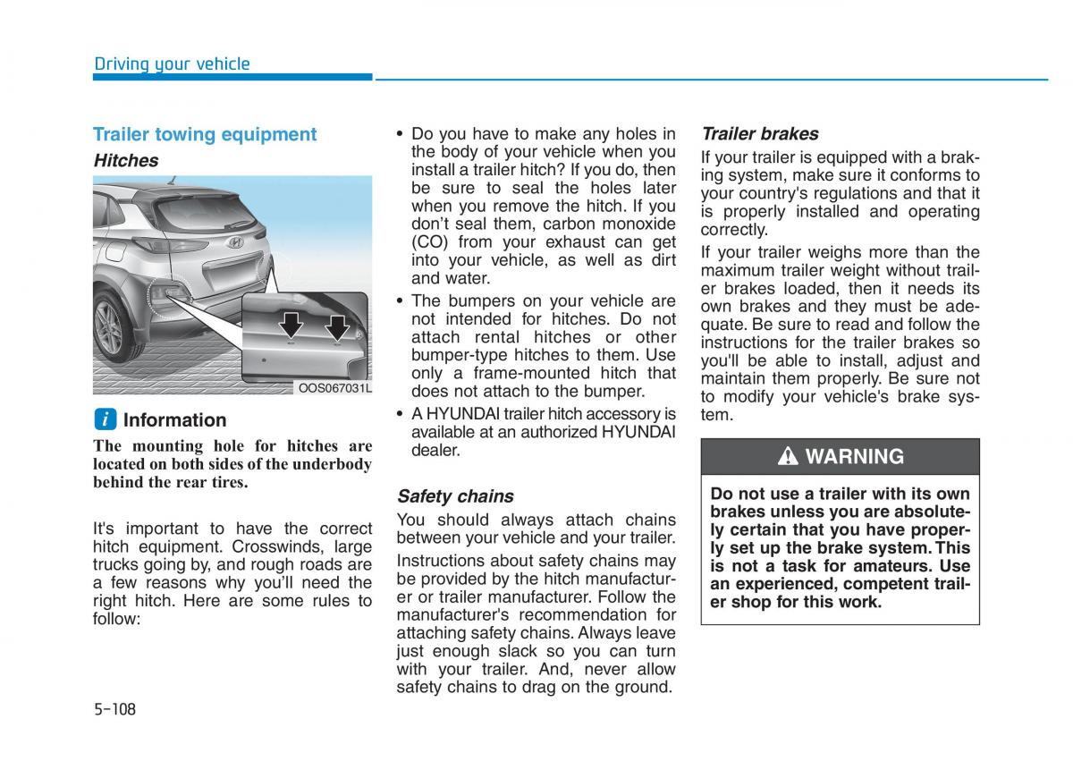 Hyundai Kona owners manual / page 362