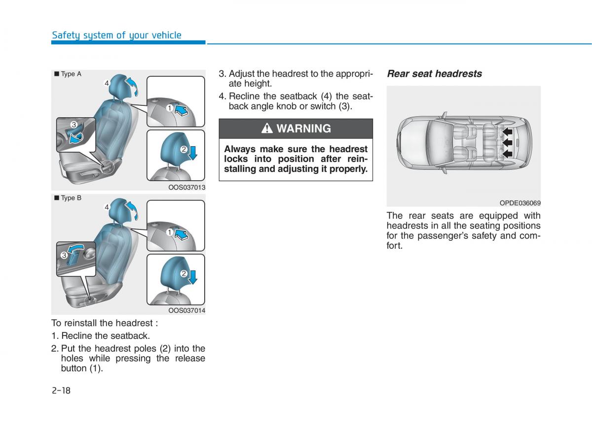 Hyundai Kona owners manual / page 37