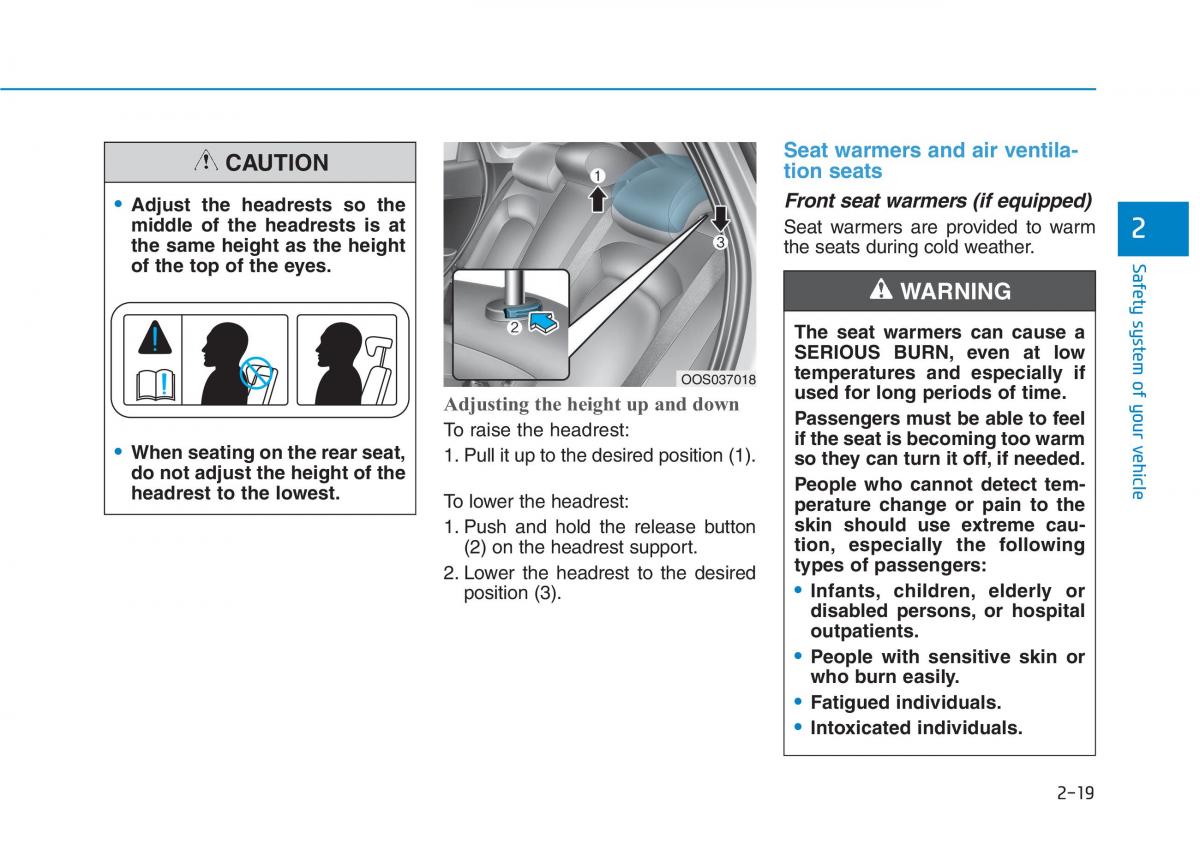 Hyundai Kona owners manual / page 38