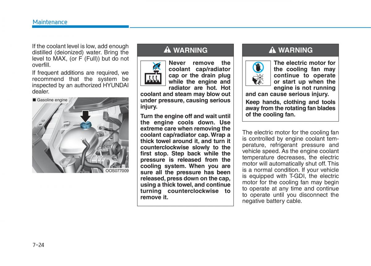 Hyundai Kona owners manual / page 436