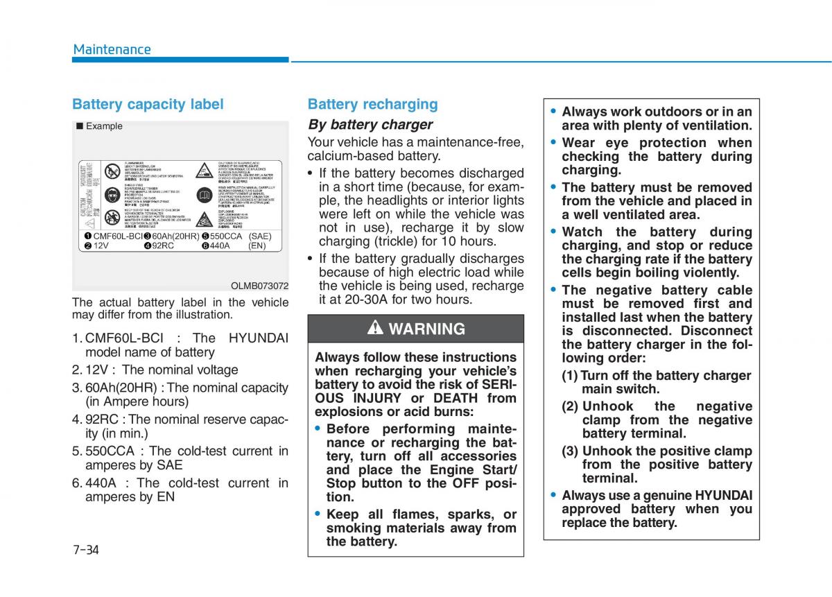 Hyundai Kona owners manual / page 446