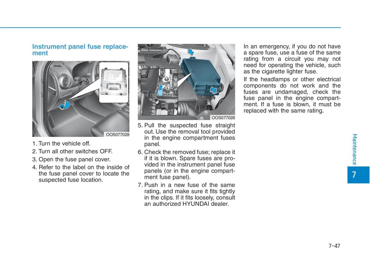 Hyundai Kona owners manual / page 459