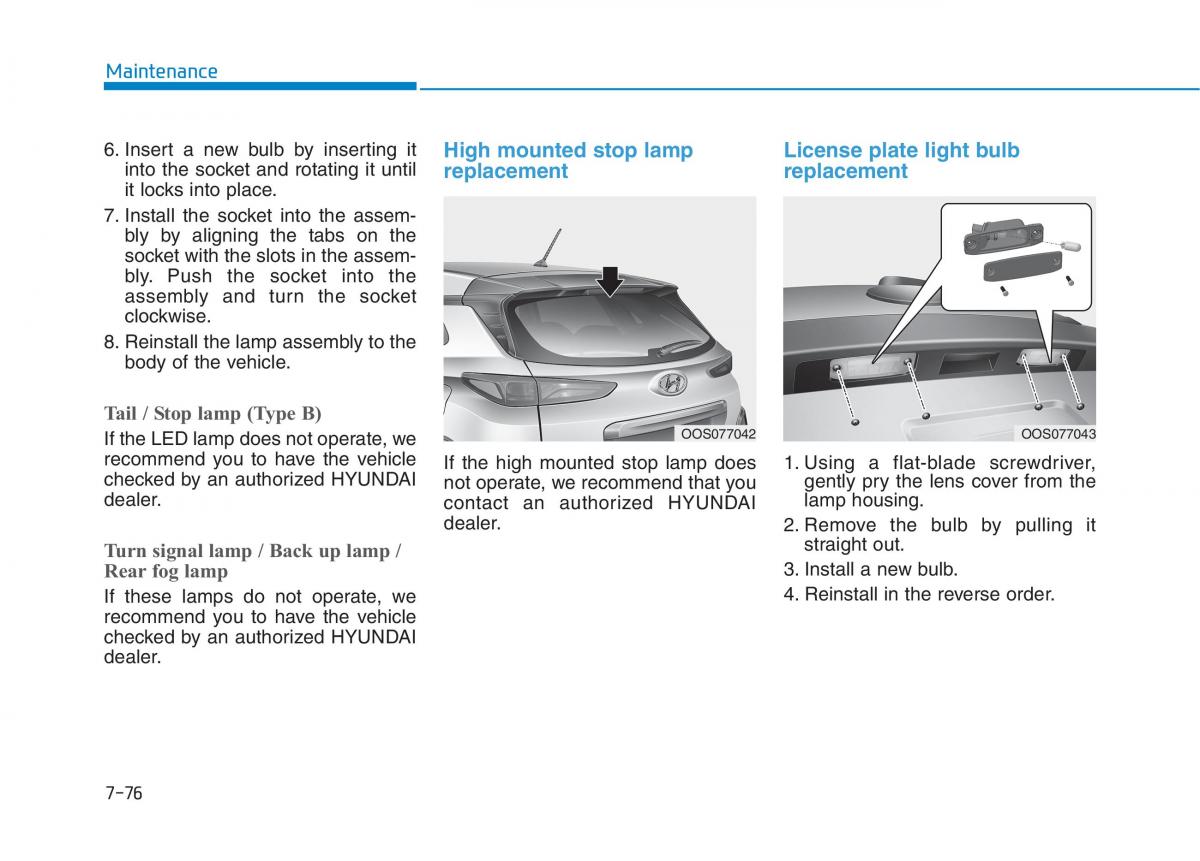 Hyundai Kona owners manual / page 488