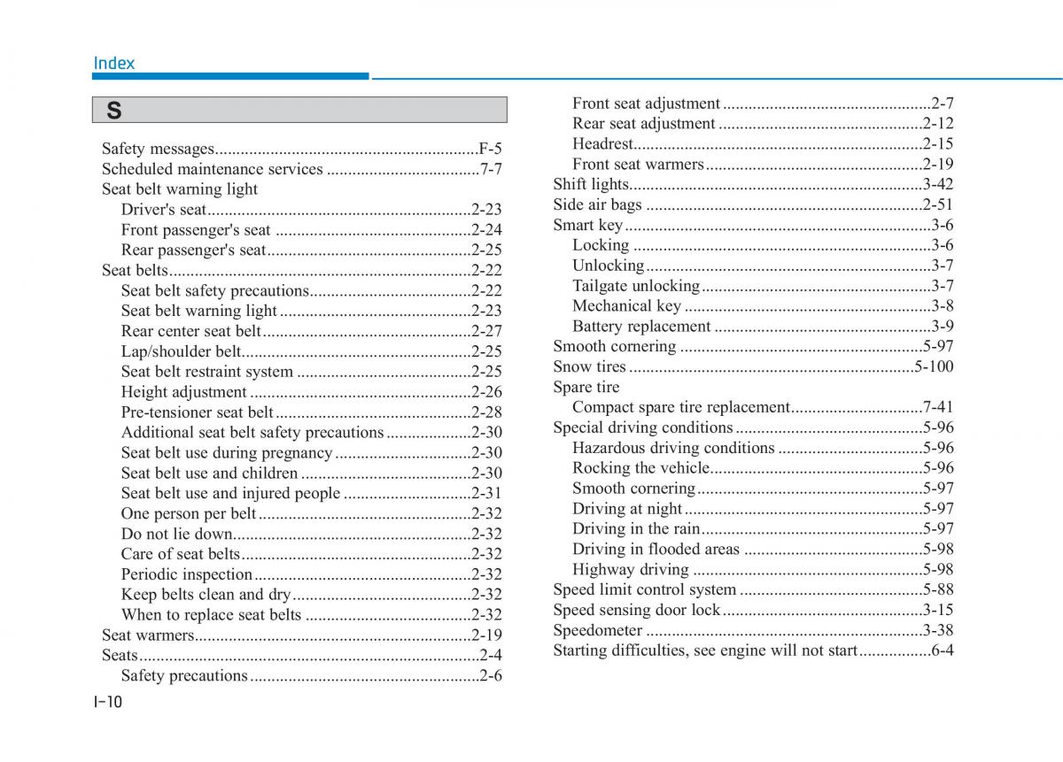 Hyundai Kona owners manual / page 521