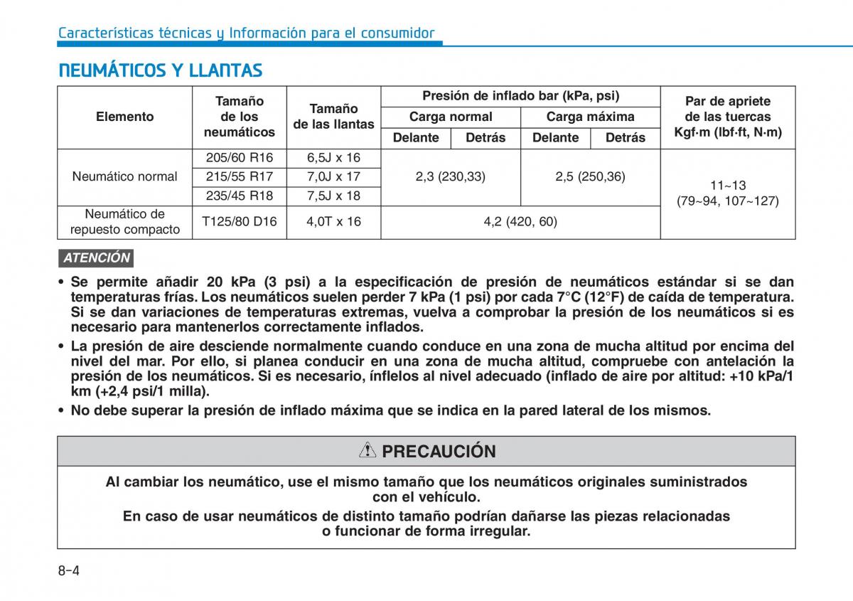 Hyundai Kona manual del propietario / page 577