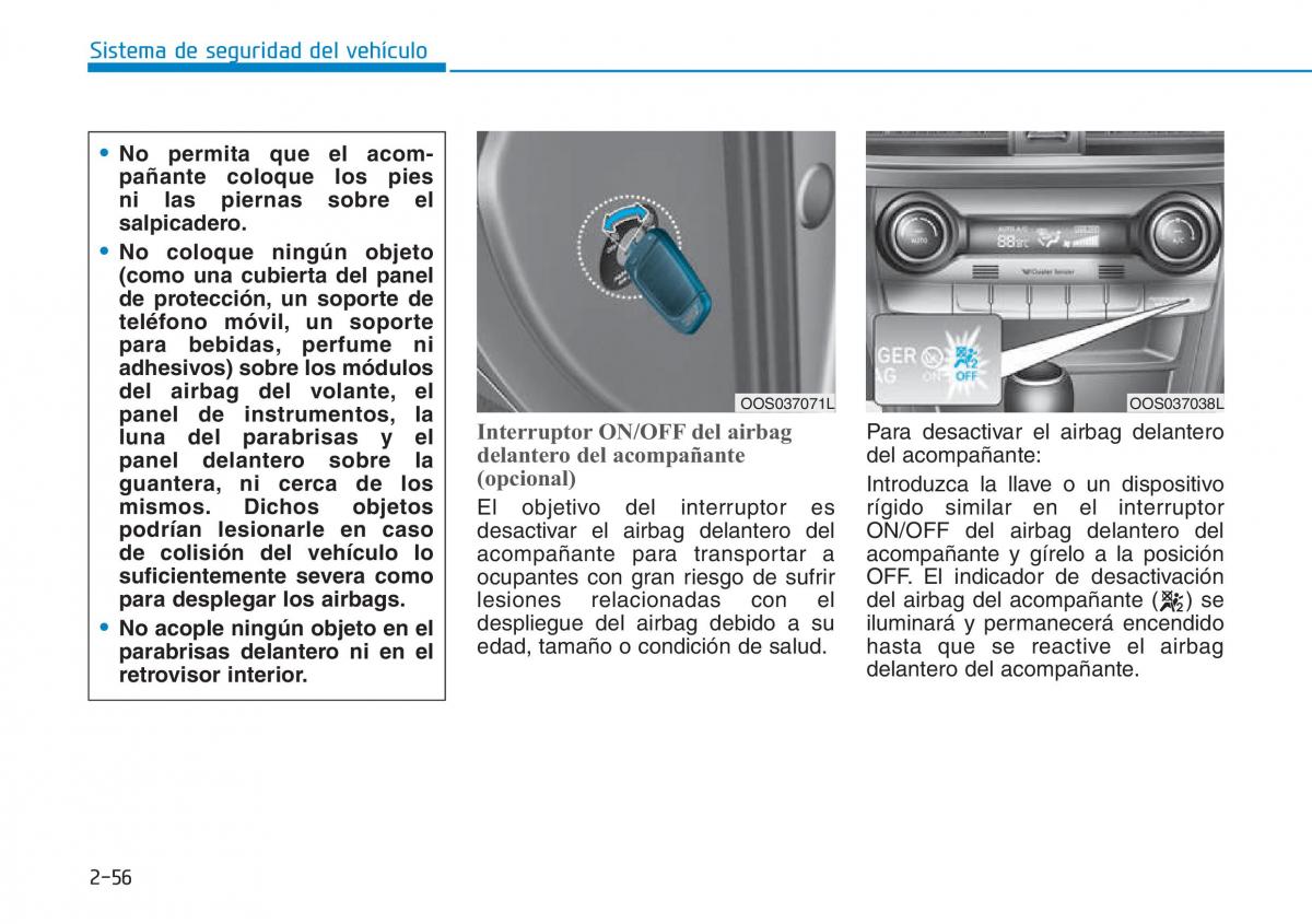 Hyundai Kona manual del propietario / page 74