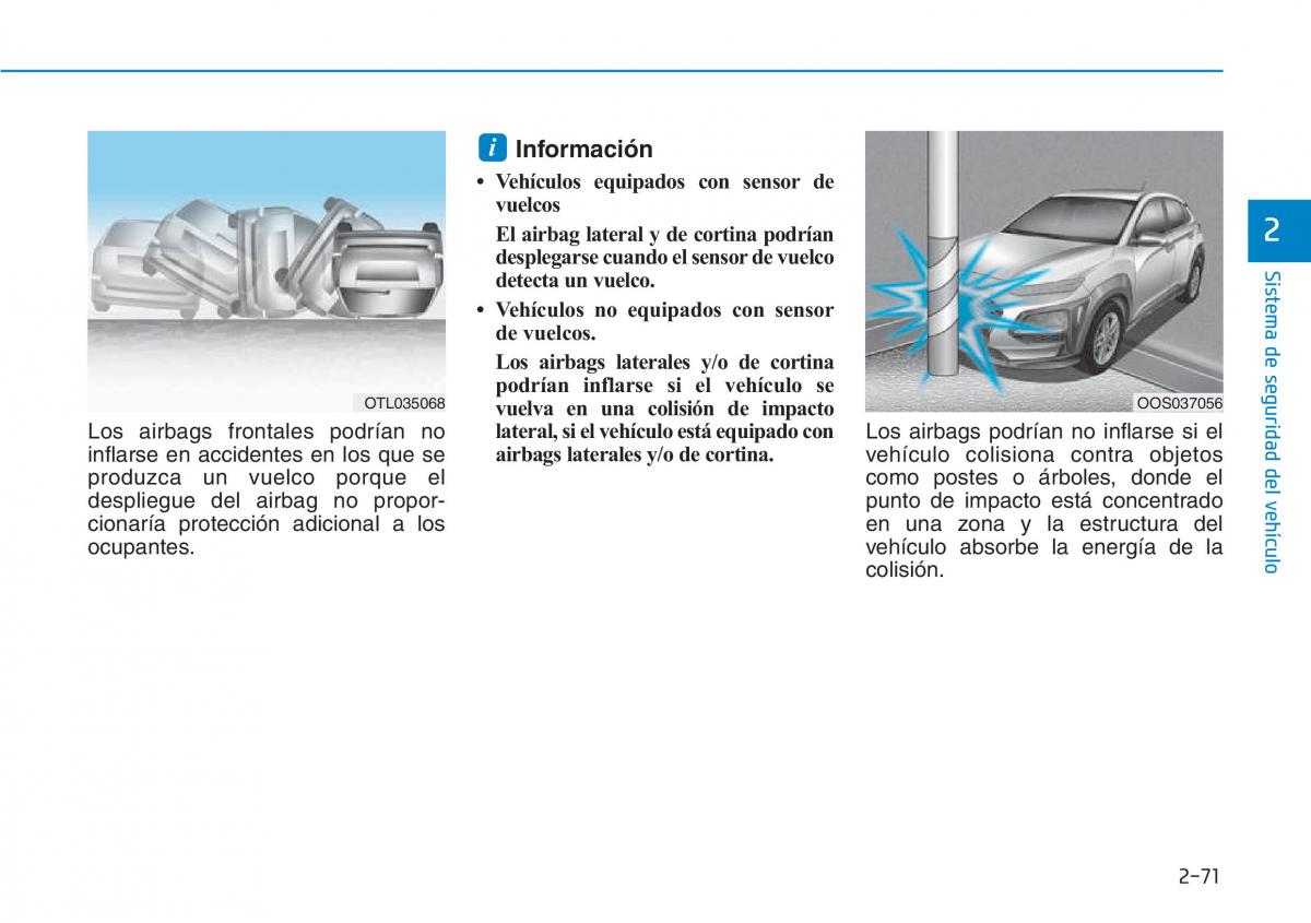 Hyundai Kona manual del propietario / page 89